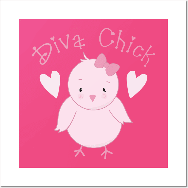 Diva Chick Wall Art by kimmieshops